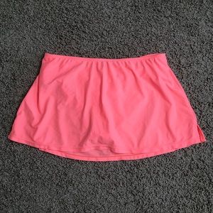 Time and Tru medium orange swim skirt